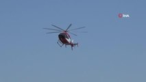 Son dakika haber! Entübe hasta, ambulans helikopter ile Ankara'ya sevk edildi