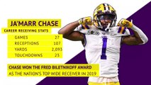 What makes Ja'Marr Chase a top receiver in this Draft?