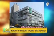 Miraflores: clausuran tienda Saga Falabella por incumplir normas de seguridad