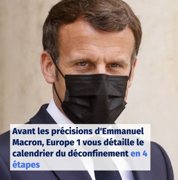 Réouverture des bars, couvre-feu, pass sanitaire… Découvrez le déconfinement en quatre étapes prévu par l'Élysée