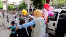 Son dakika haberleri... Türk Kızılay, Vefa ve İHH İnsani Yardım Vakfından yetim çocukları bulunan ailelere yemek ve nakdi yardım