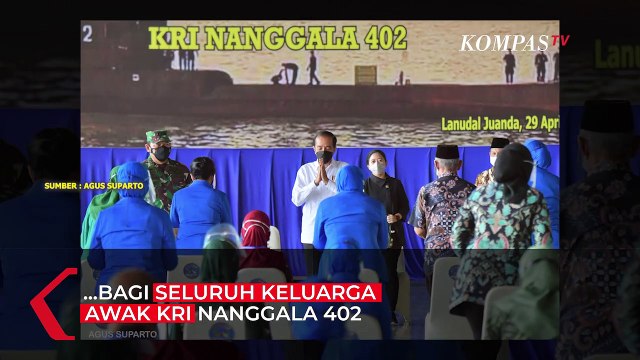 Presiden Jokowi Beri Santunan Rumah dan Pendidikan Bagi Keluarga Awak KRI Nanggala 402