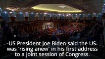 Joe Biden gives first major speech to Congress - ‘America is rising anew’