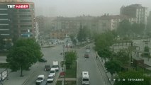 Elazığ'ı toz bulutu sardı