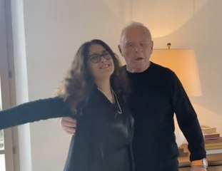 Salma Hayek and Anthony Hopkins Had a Dance Party