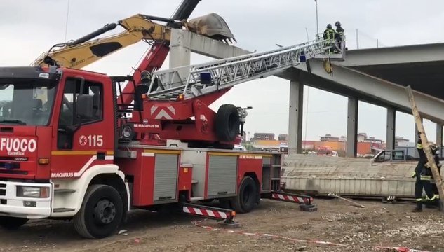 Alessandria - Crollo nel cantiere di Amazon: morto un operaio, altri tre feriti (29.04.21)