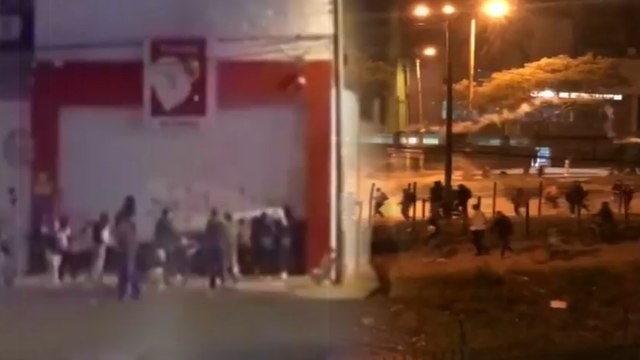 Saqueos y disturbios develaron la 'cara no pacífica' de la protesta en Soacha