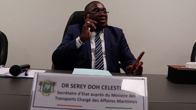 Affaires Maritimes: Le Secrétaire d'Etat, Célestin Serey Doh présente les grands axes