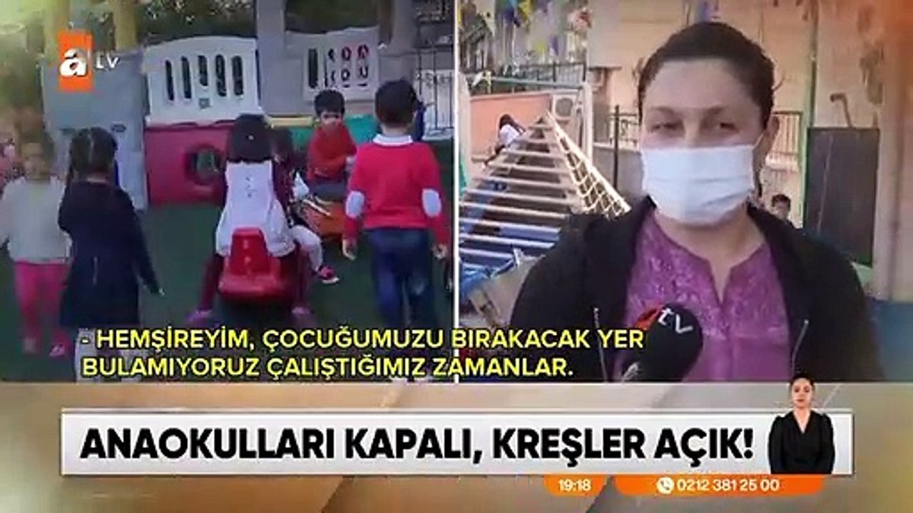 Anaokulu kapalı, kreş açık! ama...