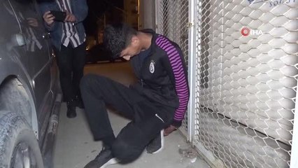 Kısıtlamada bekçide kaçan gençler yakalanınca cezadan kaçamadı