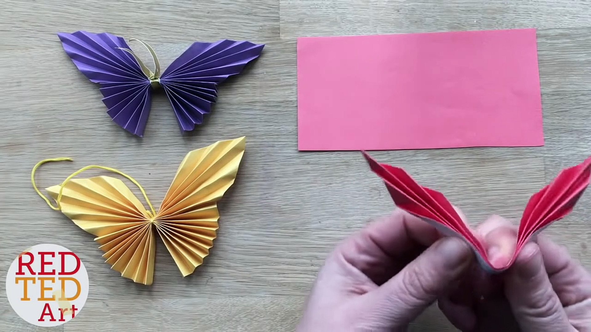 How to make a paper butterfly, Easy origami butterflies for beginners  making