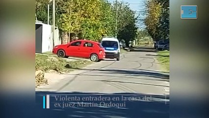 Violenta entradera en la casa del ex juez Martín Ordoqui