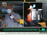 Sexto Cargamento | Llegan 50 mil dosis más de la vacuna Sputnik-V al país