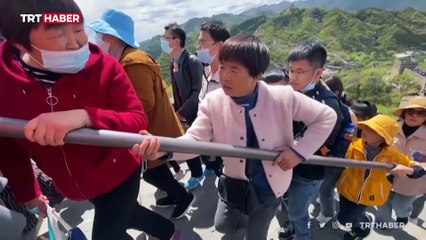 5 günlük tatilde Çin Seddi ziyaretçi akınına uğradı