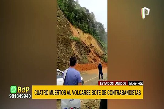 Impresionantes imágenes deja deslizamiento de tierra en carretera de Jaén
