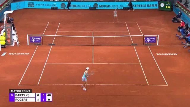 Barty breezes past familiar opponent Rogers