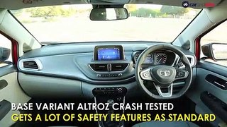Tata Altroz Gets 5 Stars In Crash Test | Carandbike