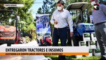El vicegobernador de Misiones, Carlos Arce, y el presidente del IFAI, Marcelo Rodríguez, entregaron tractores en Campo Grande