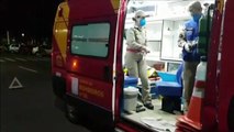 Com perna amputada, homem sofre queda ao descer de carro e tem lesão na cabeça no estacionamento da rodoviária