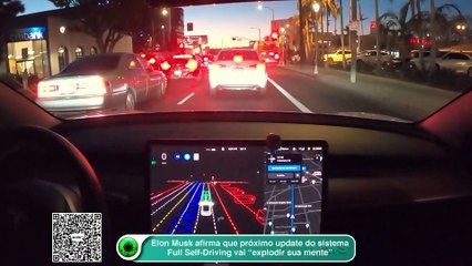 Elon Musk afirma que próximo update do sistema Full Self-Driving vai “explodir sua mente”