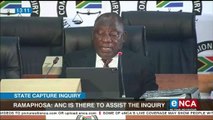 ANC is there to assist the Inquiry - Ramaphosa