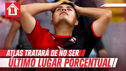 Atlas buscará no ser el último lugar de la porcentual ante Necaxa