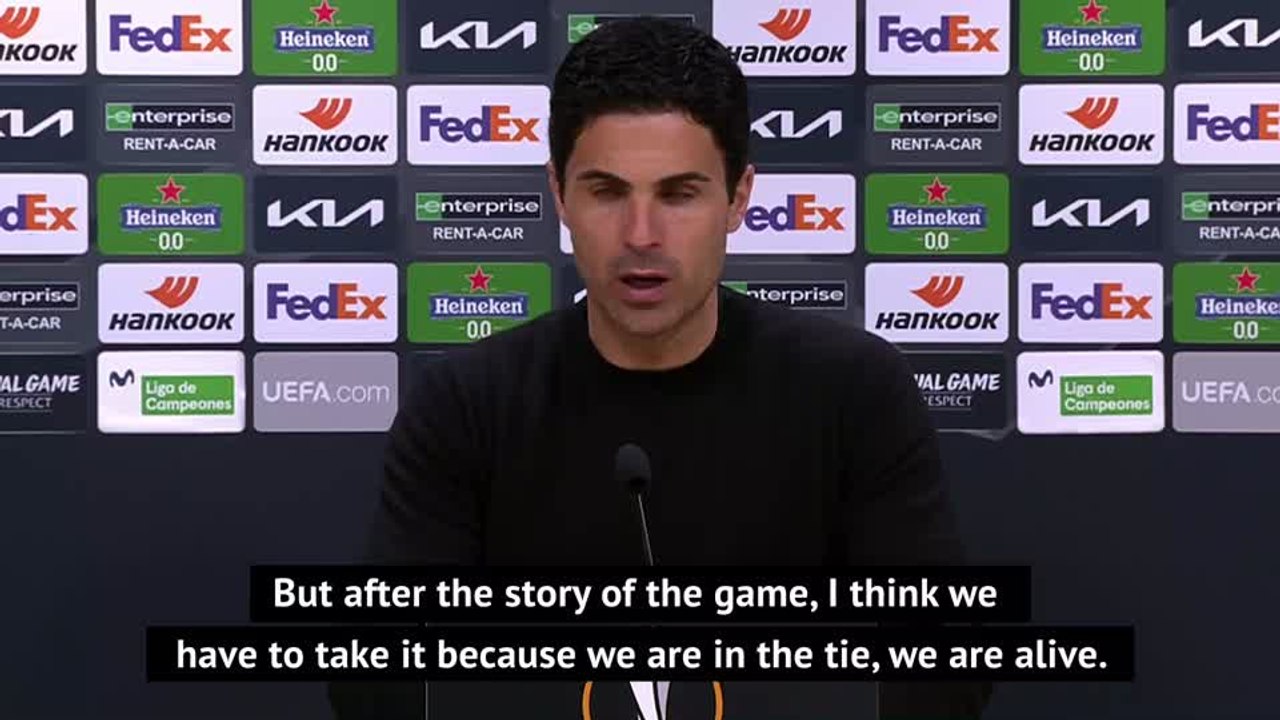 Arteta relieved tie is 'alive' as Arsenal escape Villarreal with away goal