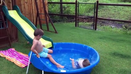 Look Out Below! Kids Falling Off Slides And Stuff | Kids Vs. Life