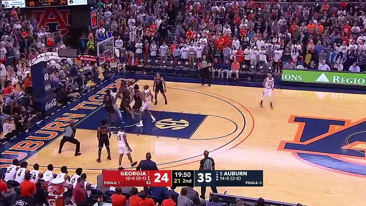 2020 College Basketball Vs 5 Auburn Highlights video Dailymotion