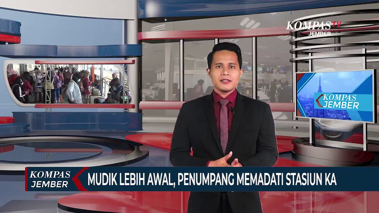 Mudik Lebih Awal, Penumpang Mulai Memadati Stasiun Kereta Api di Jember