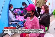 VES: Invasores que fueron desalojados permanecen en lozas y avenidas cercanas a Lomo de Corvina