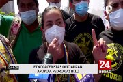Paredes Terry y etnocaceristas anuncian apoyo a Pedro Castillo