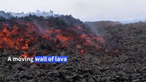 Lava flows from Guatemala's Pacaya volcano