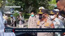 Simulasi Pengetatan Perbatasan Yogyakarta Dan Jateng
