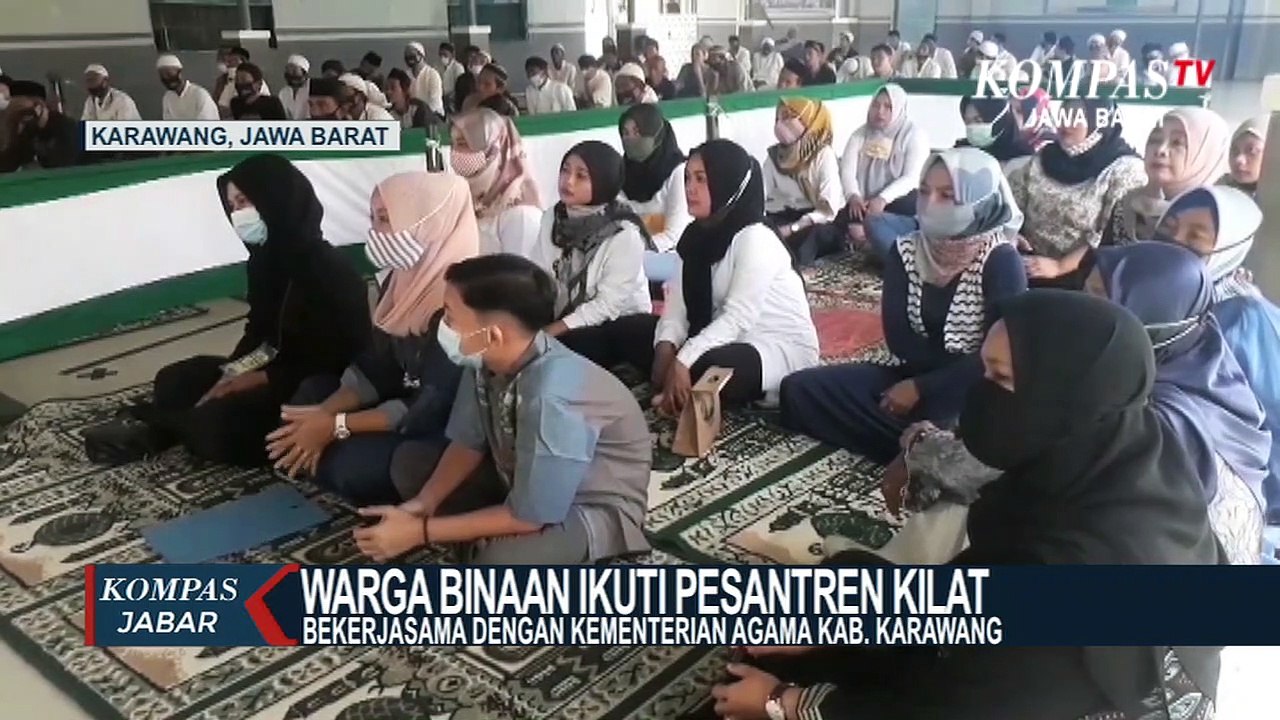 Lapas Kab. Karawang Adakan Pesantren Kilat Bagi Warga Binaan