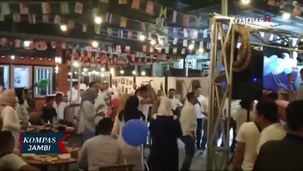 Pesta Joget Anggota Polda Jambi Langgar Prokes