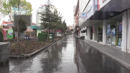 İç Anadolu'da "tam kapanmayla" sessizlik hakim