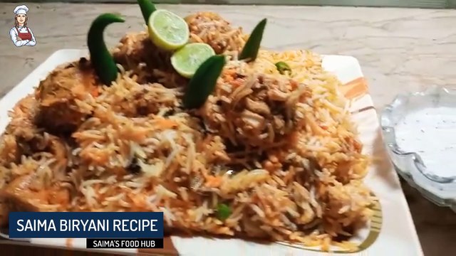 Bombay Biryani Recipe Saima's Food Hub Easy Recipe In Urdu/Hindi | Chicken Biryani Banane Ka Tarika