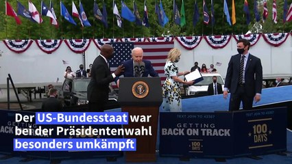 Biden 100 Tage im Amt: "Wir führen wieder"