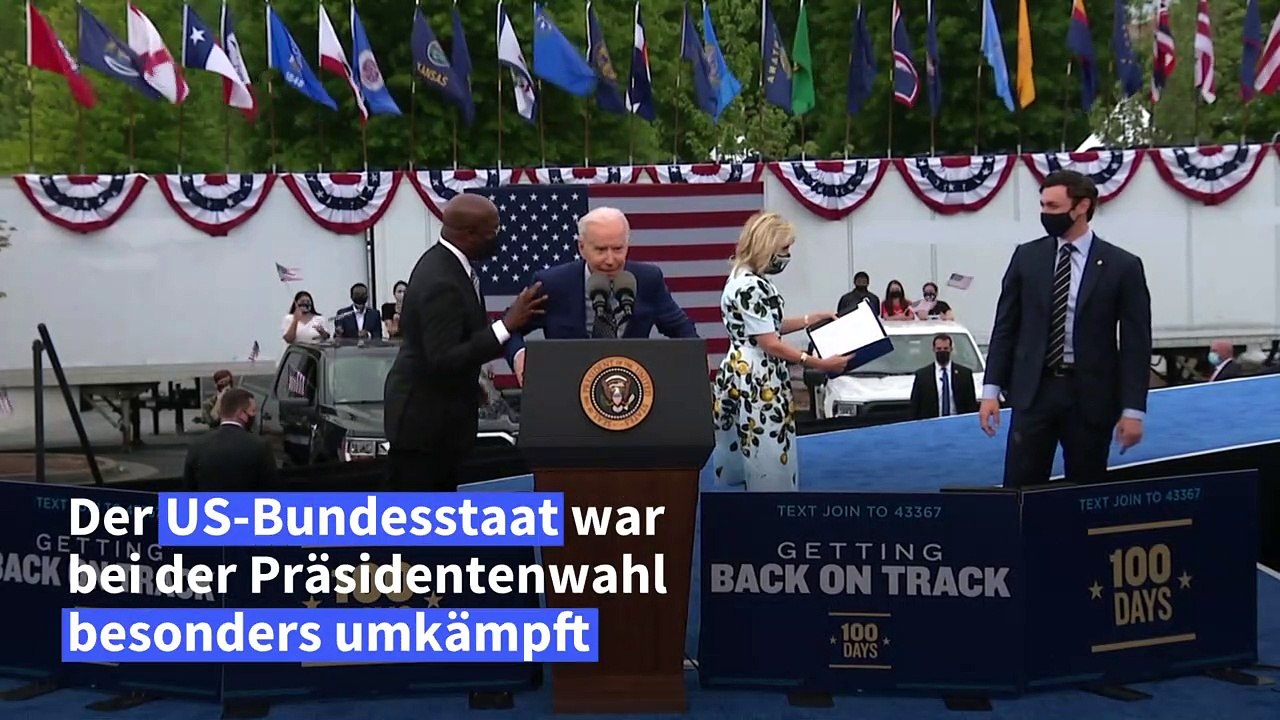 Biden 100 Tage im Amt: 'Wir führen wieder'