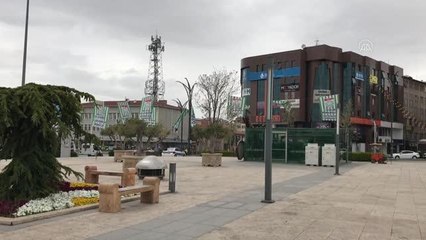 İç Anadolu'da "tam kapanmayla" sessizlik hakim