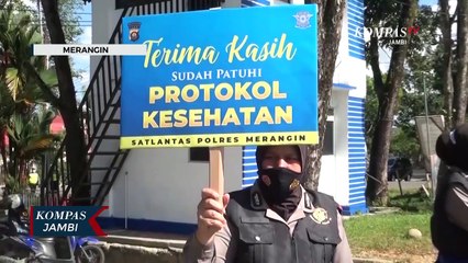 Polwan Cantik Himbau Warga Tidak Mudik Lebaran