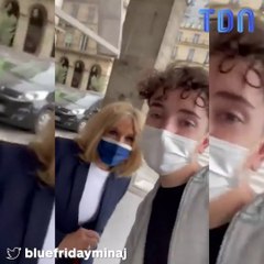 Brigitte Macron filmée seule dans les rues de Paris !