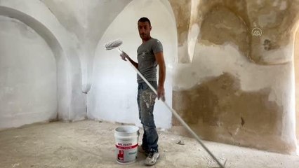 TİKA, Harem-i İbrahim Camisi'nin çevresinde yer alan tarihi evleri restore ediyor (1)