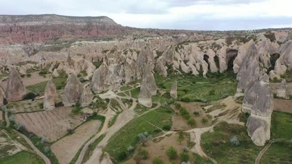Kapadokya'da "tam kapanma" sürecinde sessizlik hakim
