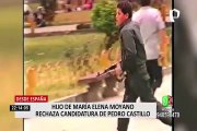 Hijo de María Elena Moyano rechaza candidatura de Pedro Castillo