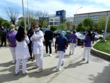 - Kosovalı hemşirelerden protesto