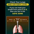 Check Lungs health and oxygen level at Home Simple steps | Produce oxygen at home