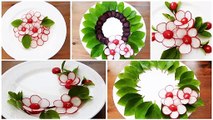 Diy Vegetable Platter Decorations | Fruit And Vegetable Carving Garnish
