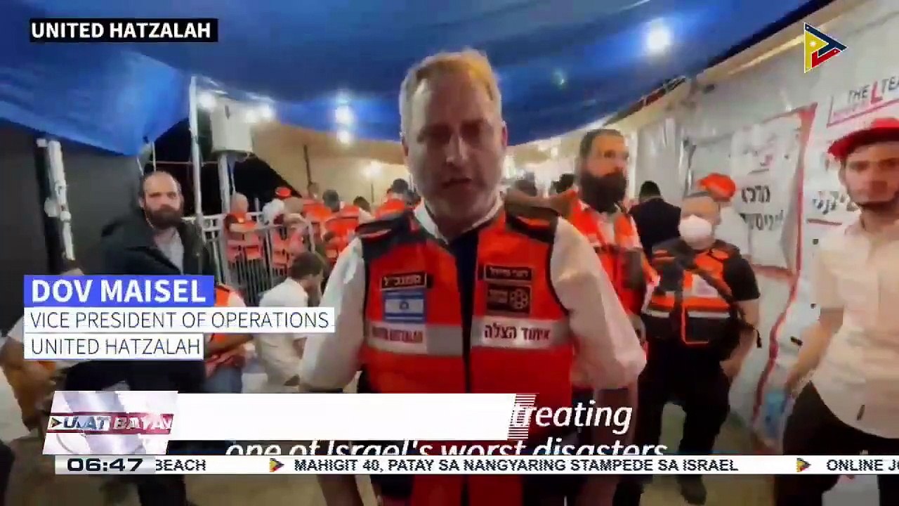 GLOBALITA: 44 patay, higit 100 sugatan sa stampede sa Jewish pilgrimage sa Israel